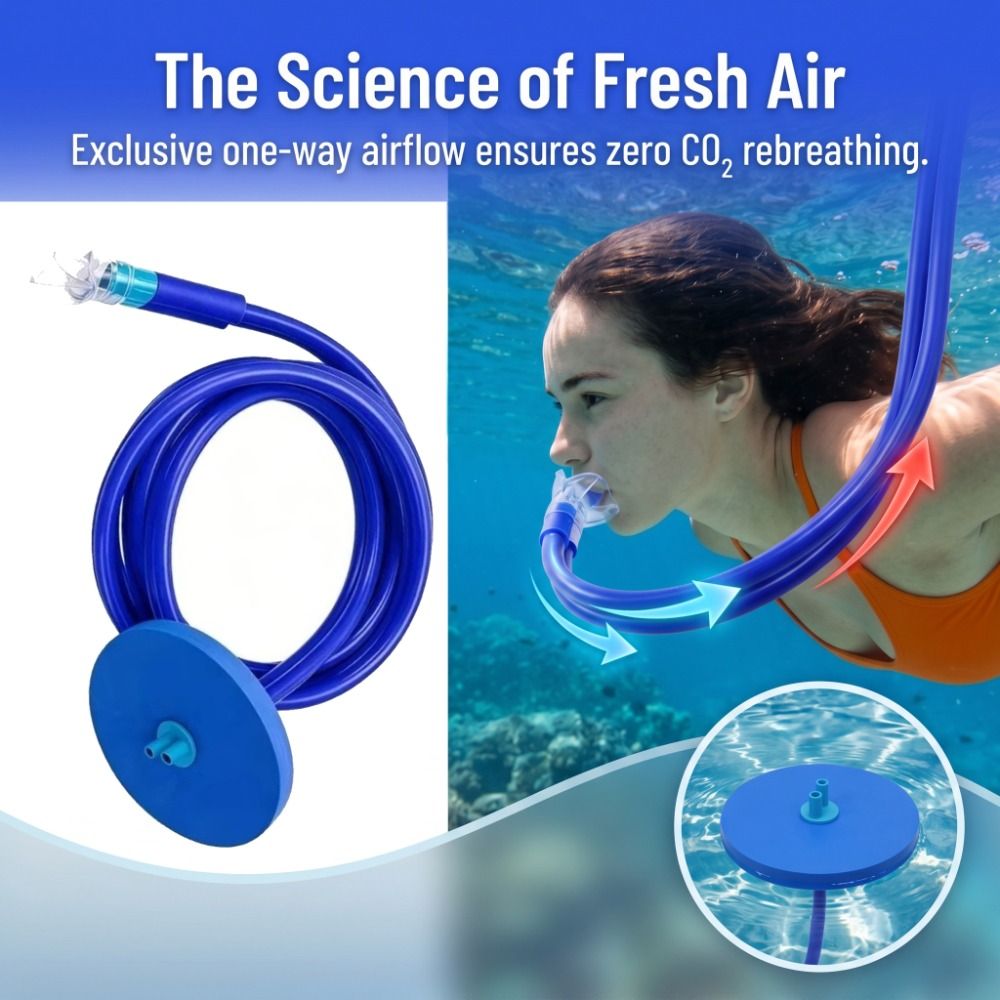 이중 튜브 풀 드라이 호흡기 1.5/3/4.5m 실리콘 - Snorkeling Gear 리뷰 및 가격