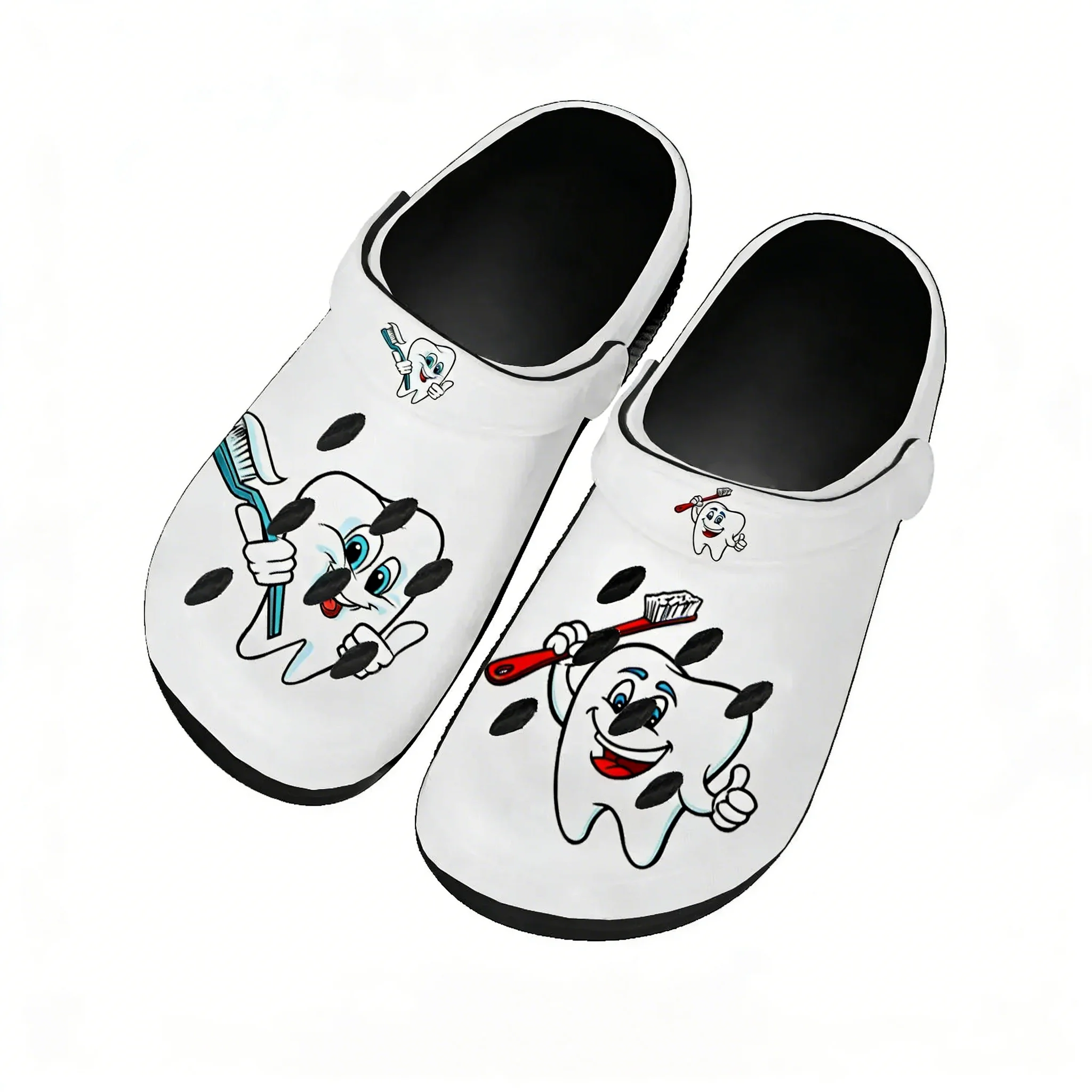 치과 의사 만화 패턴 워터 슈즈 남녀 공용 홈 가든 클 - Water Shoes 리뷰 및 가격